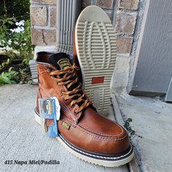 Genuine Leather Men's Work Shoes