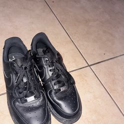 Black air fours ones