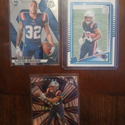Football Treveyon Henderson Rc Cards 