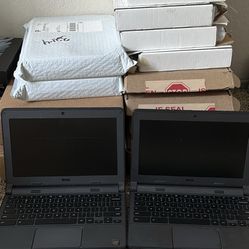 2- Dell Chromebook 3100s 