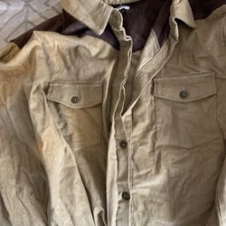 Corduroy button up Medium