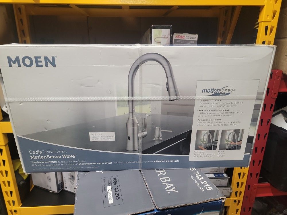 Moen Cadia shops Touchless Motion Sense Kitchen Faucet