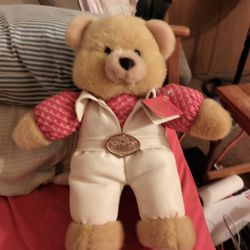 Elvis Teddy Bear Used 16 Tall