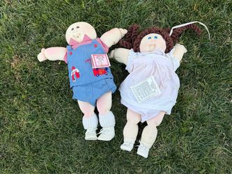 Vintage cabbage, patch dolls
