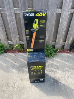 NEW - 40 Volt RYOBI 24” Hedge Trimmer - Tool Only