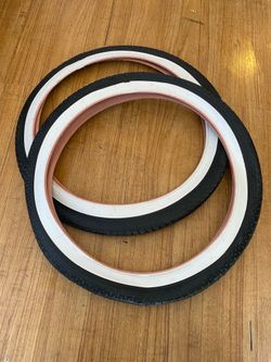 26 inch white walls for Schwinn cruiser or Bmx $45
