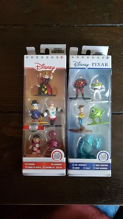 Disney Pixar 100% die-cast metal collector figures!