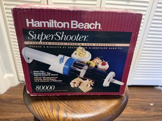 Hamilton Beach SuperShooter Cordless Cookie Press — New