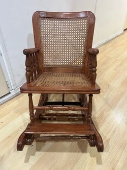 Vintage Rocking Chair and High Chair 2-1