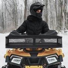 New ATV Front Basket Universal UTV Rear Rack Carrier Cargo Carrier Storage Basket