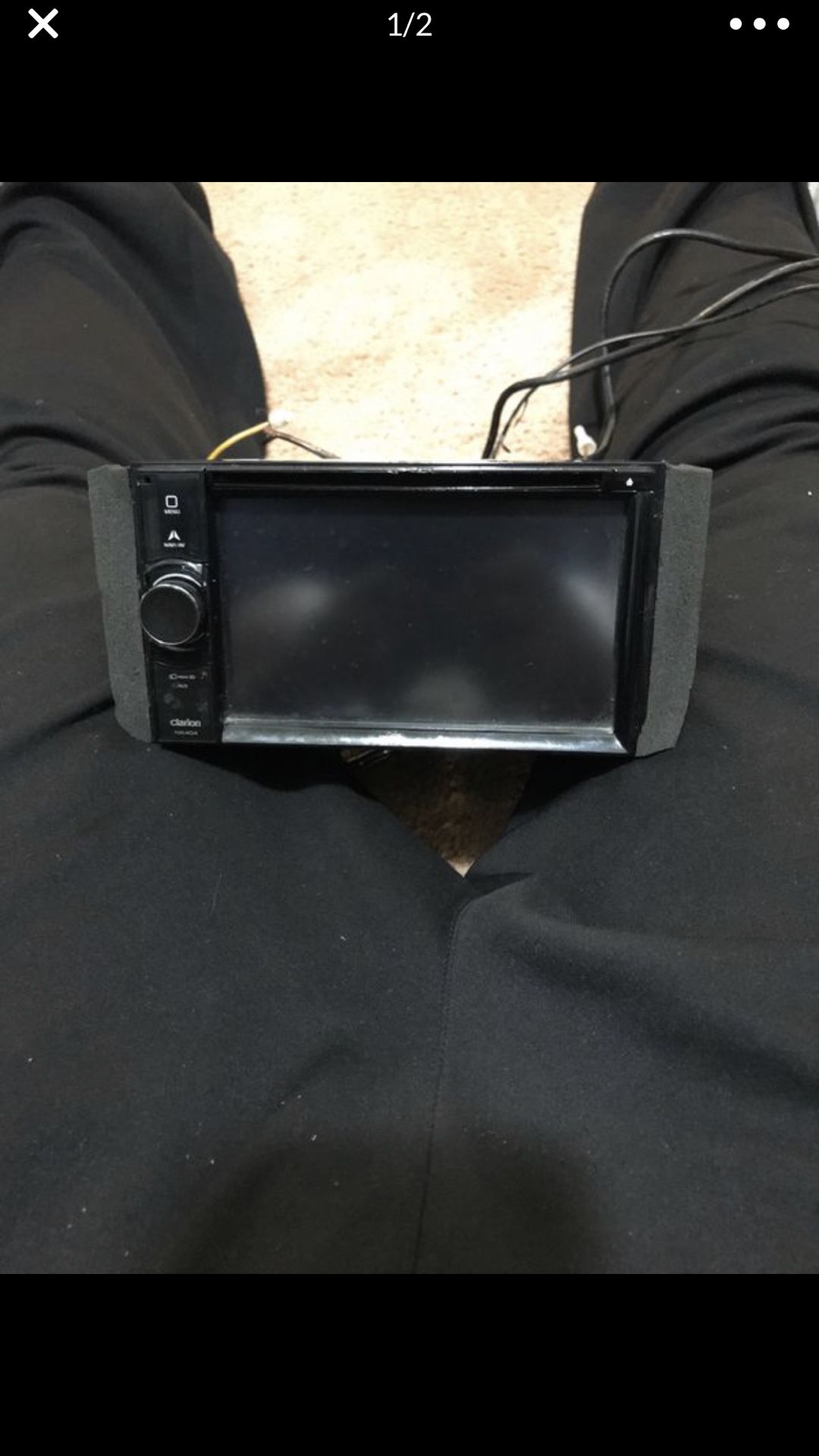 Double din and 17” flip down for sale $100 apiece or best offer