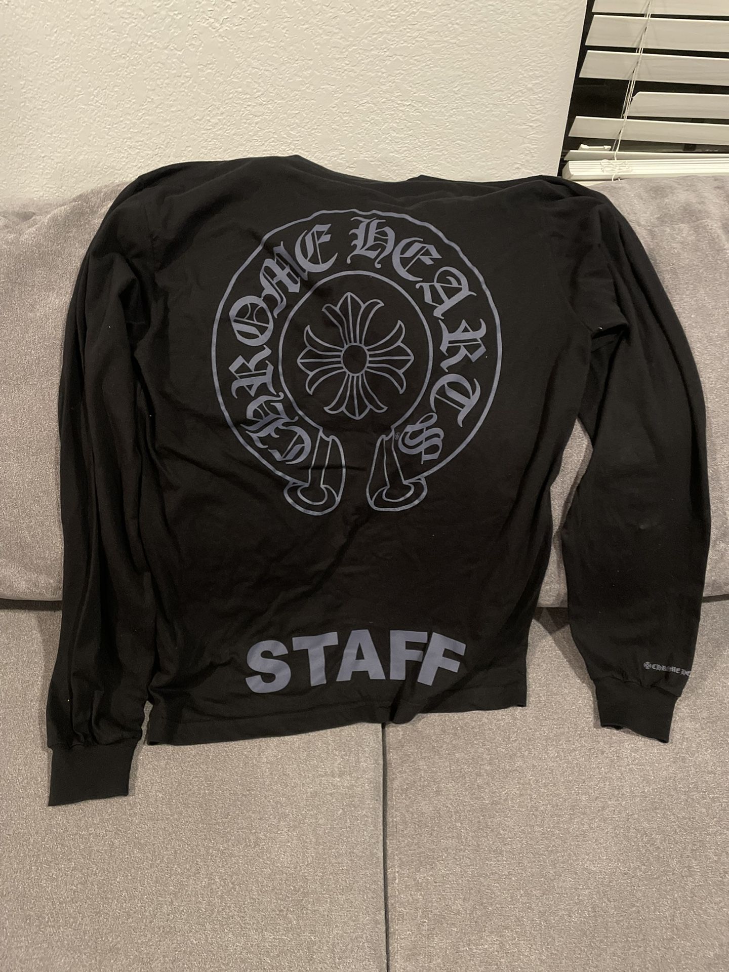 Chrome Hearts Long Sleeve STAFF Edition T Shirt SIZE LARGE