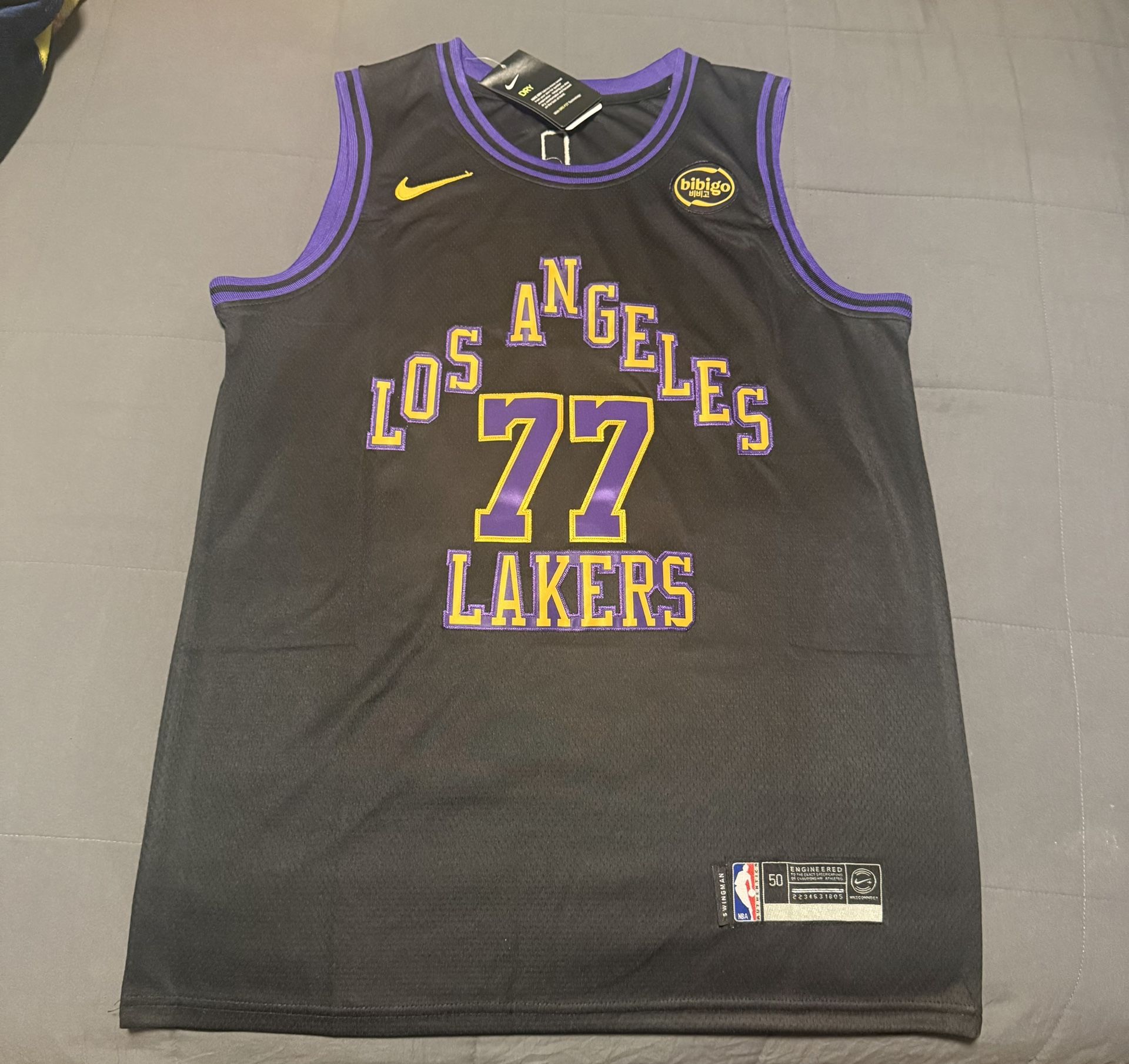 2025-26 City Edition Los Angeles Lakers Luka Doncic #77 Swingman Jersey