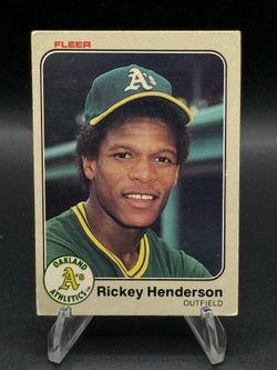 1983 Fleer #519 Rickey Henderson