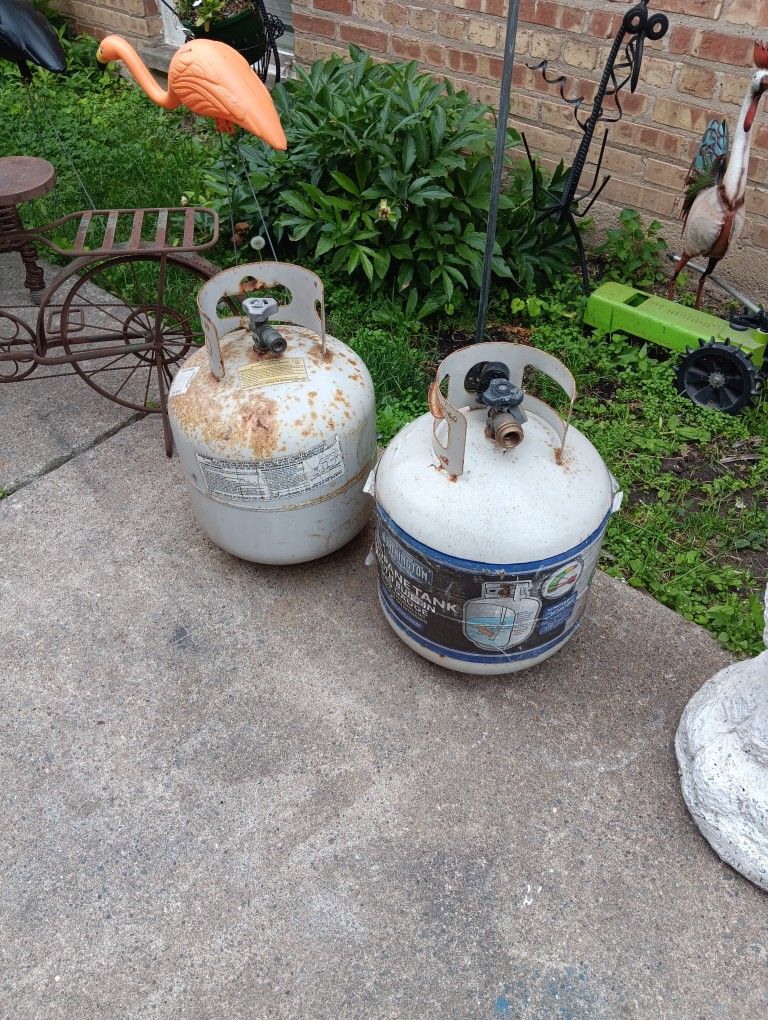 Empty Propane Gas Tank
