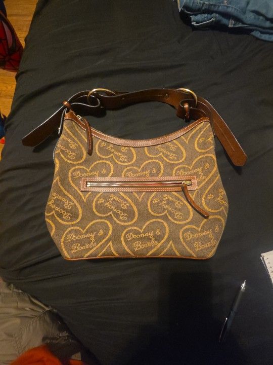 Vintage Dooney and Bourke Brown Hobo Bag