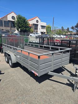Tandem Landscape Trailer