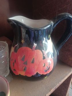 Halloween pitcher