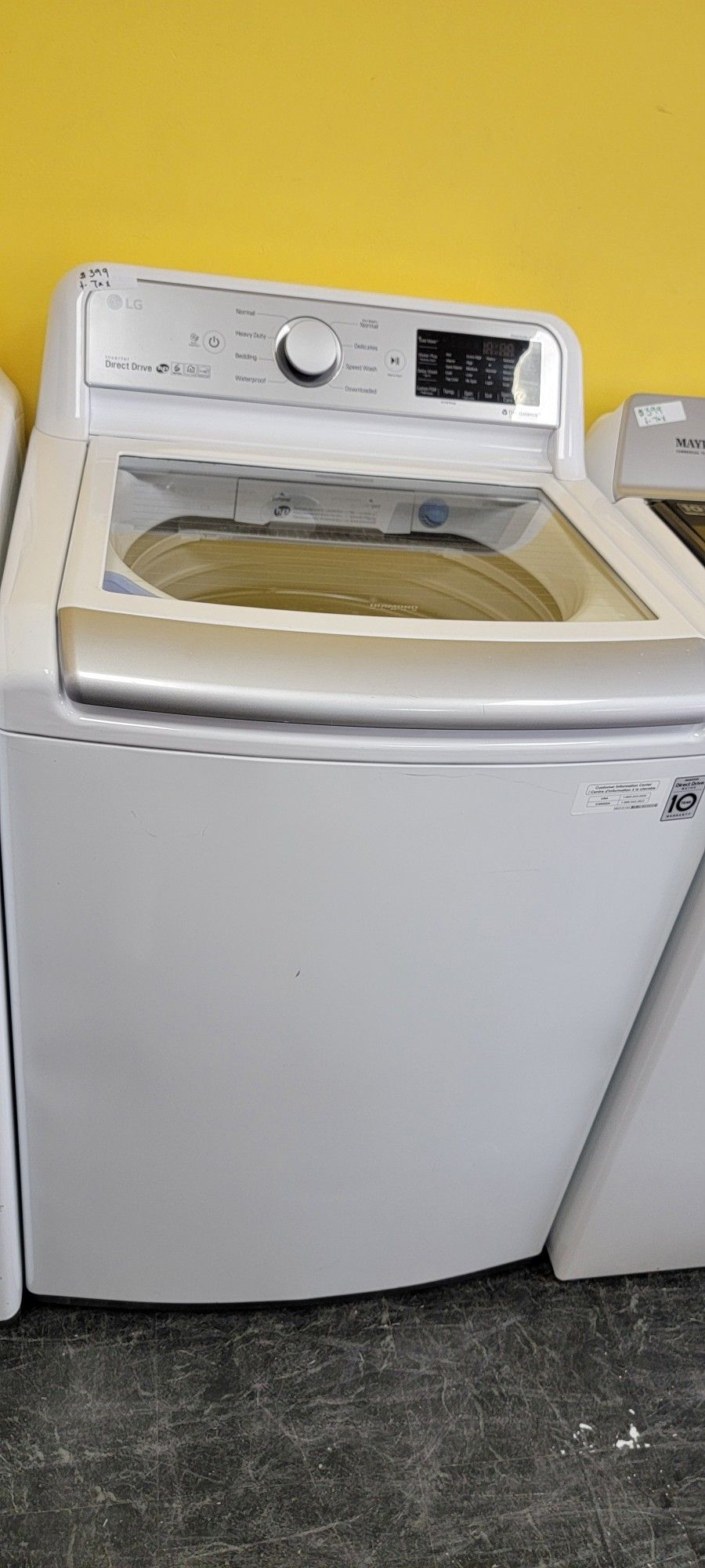 Oversized Top Load Washr Stainless Tub