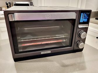 Calphalon Quartz Heat Countertop Toaster Oven, Stainless Steel, Extra-Large  Capacity, Black, Dark Gray