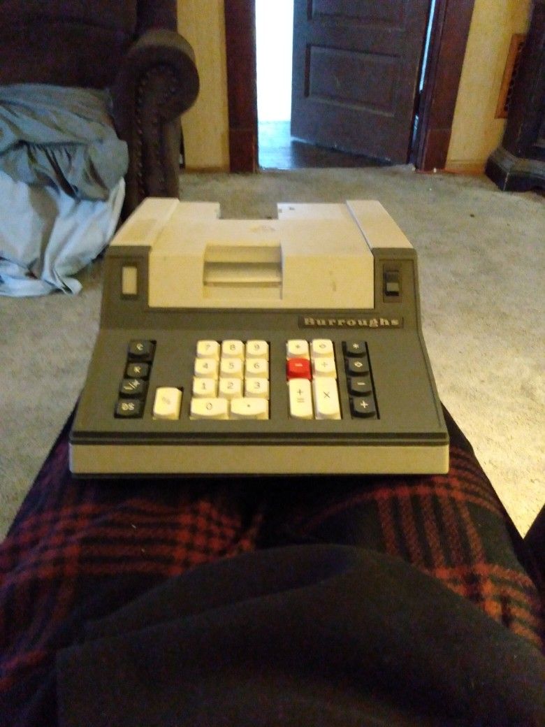 Burroughs Calculator Cash Machine