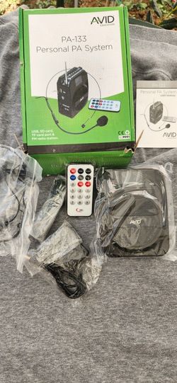 AVID PUBLIC ADDRESS SYSTEM
