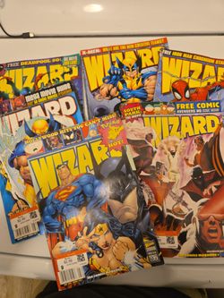 Wizard Comics Magazine Lot of 6