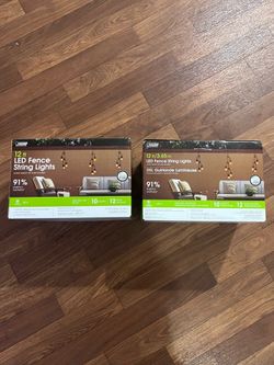 LED FENCE STRING LIGHTS BRAND NEW