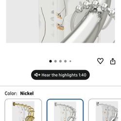 Curved Shower Rod Brand New Inbox Never Used