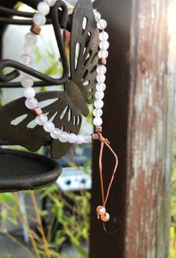 Rose quartz bracelet