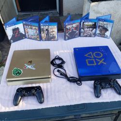 All Cables, 1 Original New Controller. 3 Games any 3 Games. $230! 1 PS4 Playstation 4 Slim 1TB 1,000GB, $450! Both PS4 combos. Trade are welcome