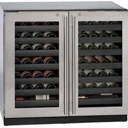 U-Line 3000 Series  U3036WCWCS13B 36 Inch Built-In Wine Storage with 62 Bottle Capacity MSRP $6879 Our Price $3777 National Appliance Liquidators Ever