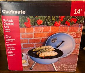 Portable grill/Mini parrilla portable 14”