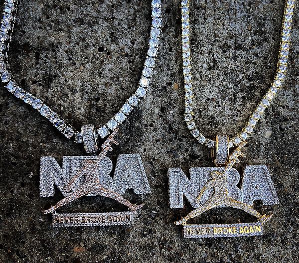 Never Broke Again Pendant Tennis Chain For In Pottstown Pa Offerup