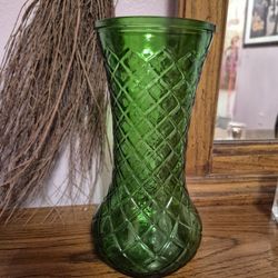Vintage Green Vase
