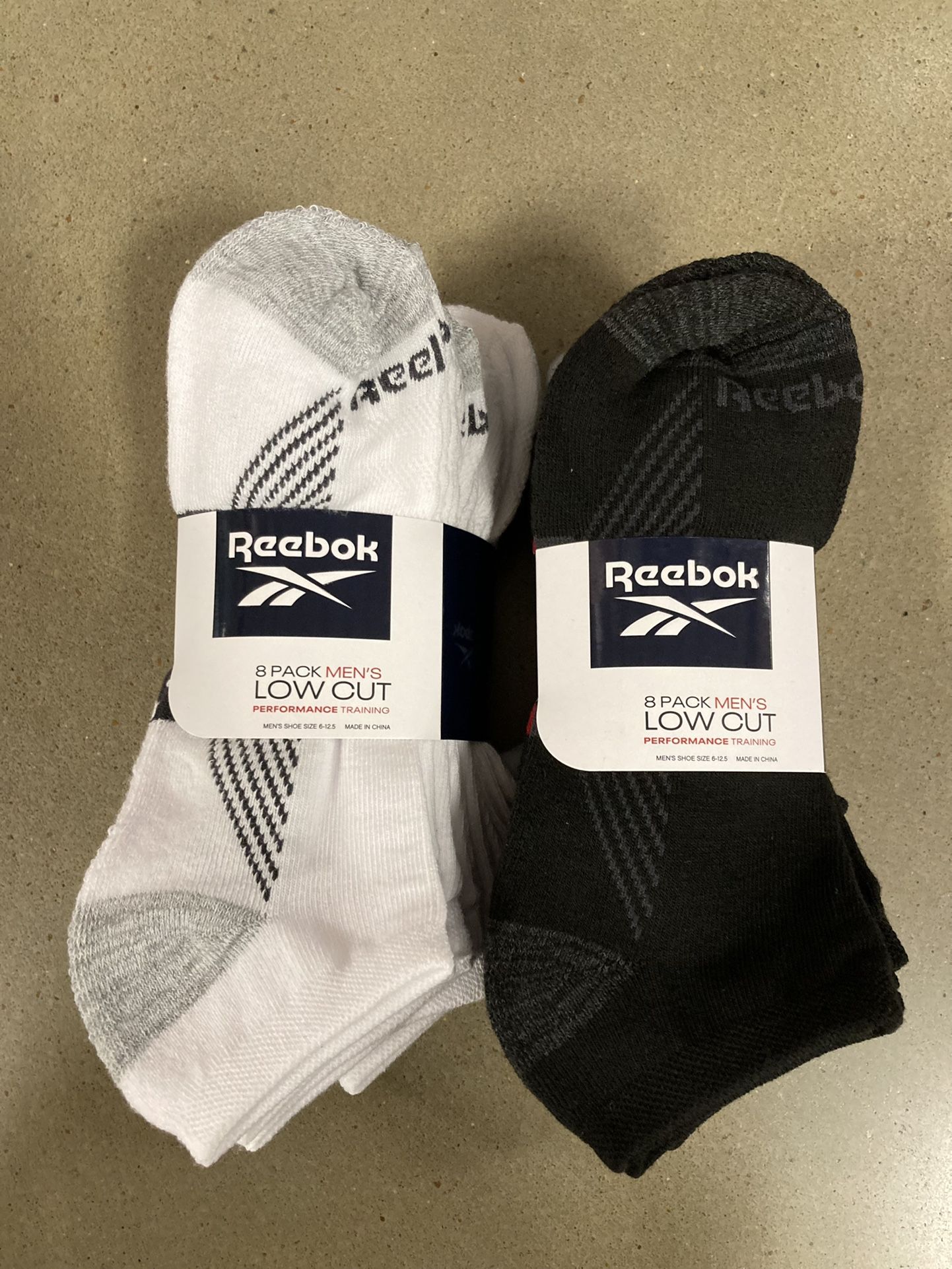 NWT Reebok Men’s Low Cut Socks 16 pairs 