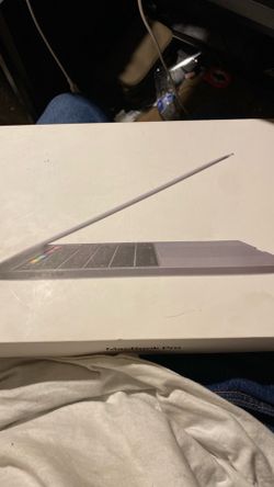 MacBook Pro JUST BOX with apple stickers