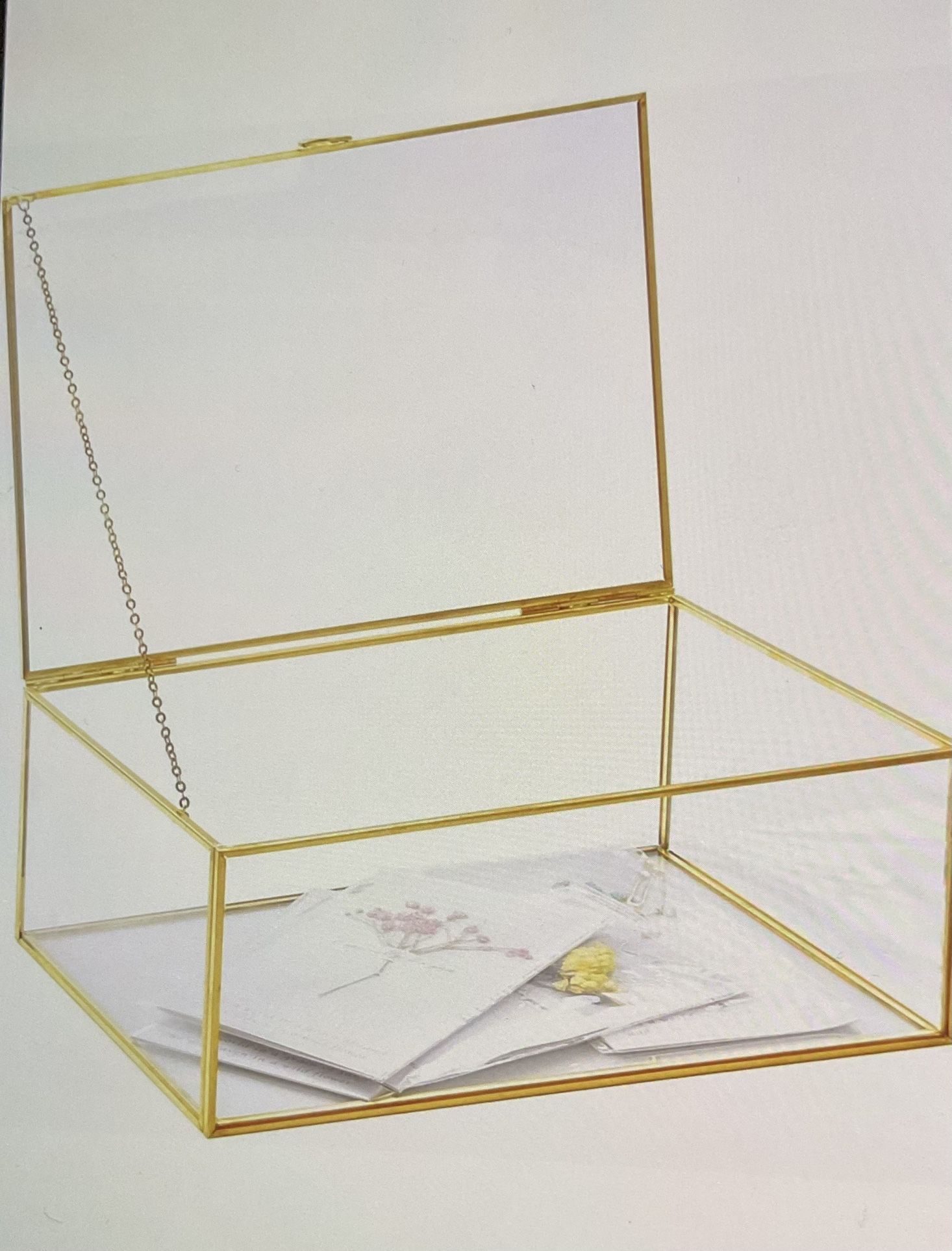 Gold Glass Box