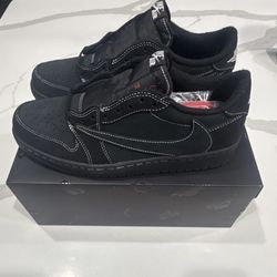 Jordan 1 Retro Low OG SP Travis Scott Black Phantom Size 8.5