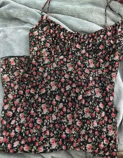 Floral mini dress size S