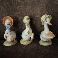 Vintage Lefton China Porcelain Set Of 3