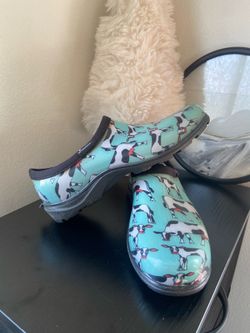 Sloggers Original Waterproof Rain and Garden Shoe for Women–Slip-On Clog Size 10