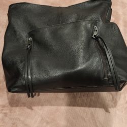 Vince Camuto Designer Black Leather Purse