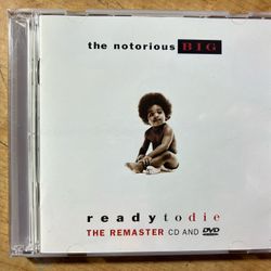 NOTORIOUS B.I.G. - Ready To Die: Remaster - CD & DVD - BAD BOY ** MINT