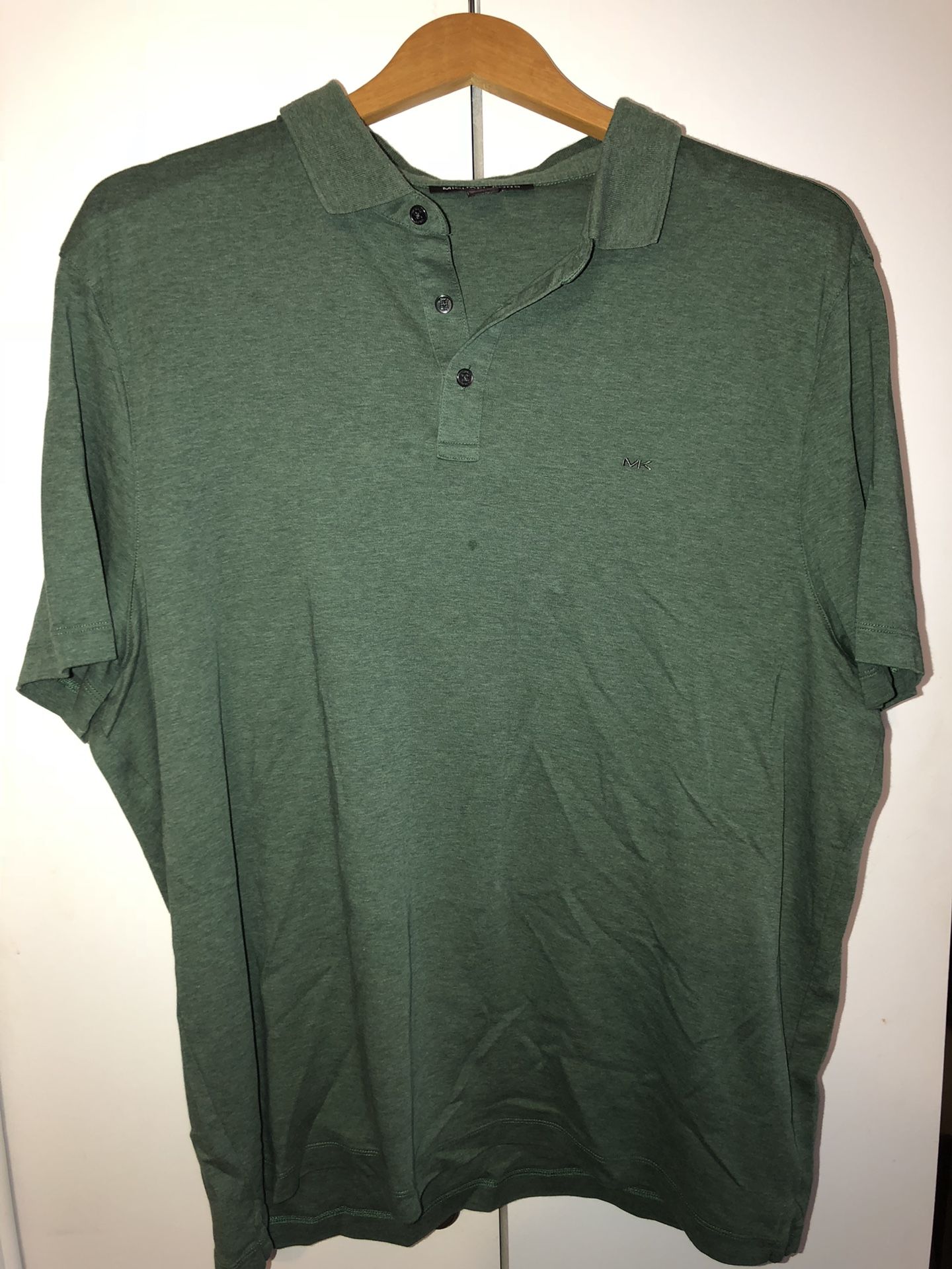 MICHEAL KORS men Green polo shirt
