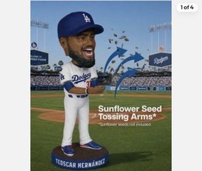 Dodgers Teoscar Hernandez Mr Seeds Bobblehead