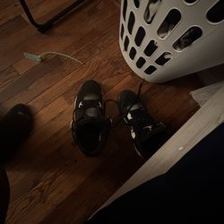 SIZE 12 BLACK AND WHITE AIR JORDAN 4