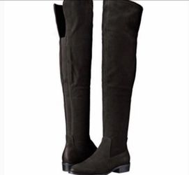 Aldo Women’s Over The Knee Riding Boots Black Suede Chiaverini US 6.5 Used