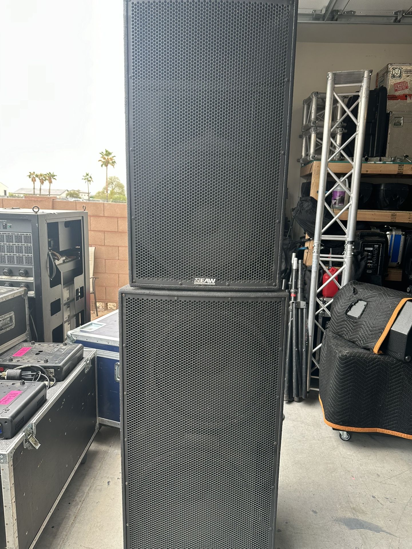 EAW LA series PA speakers