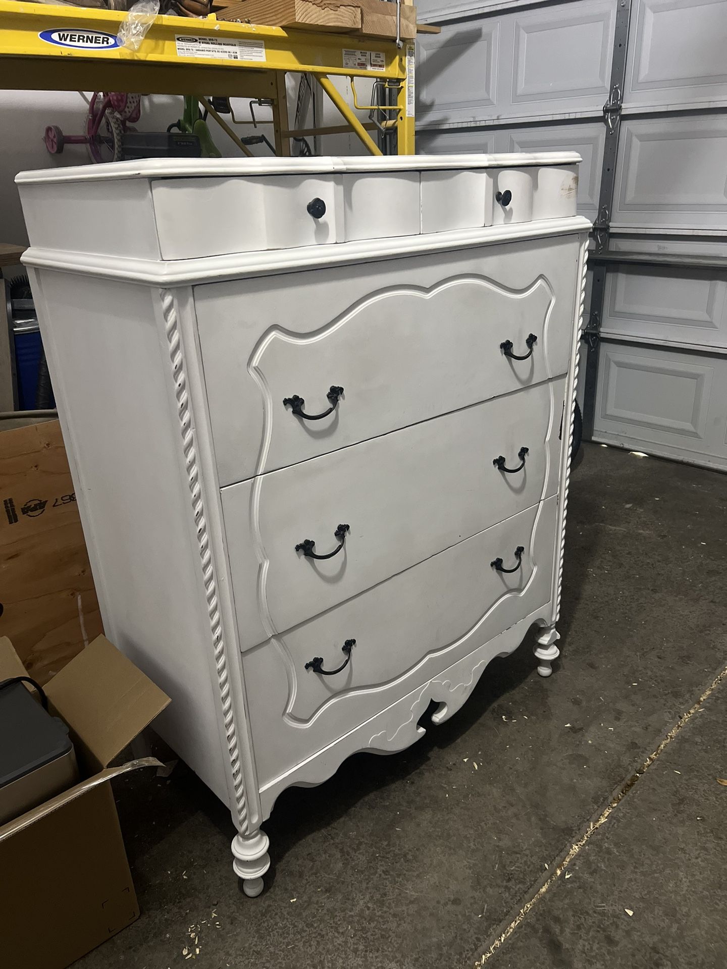 Antique White Dresser